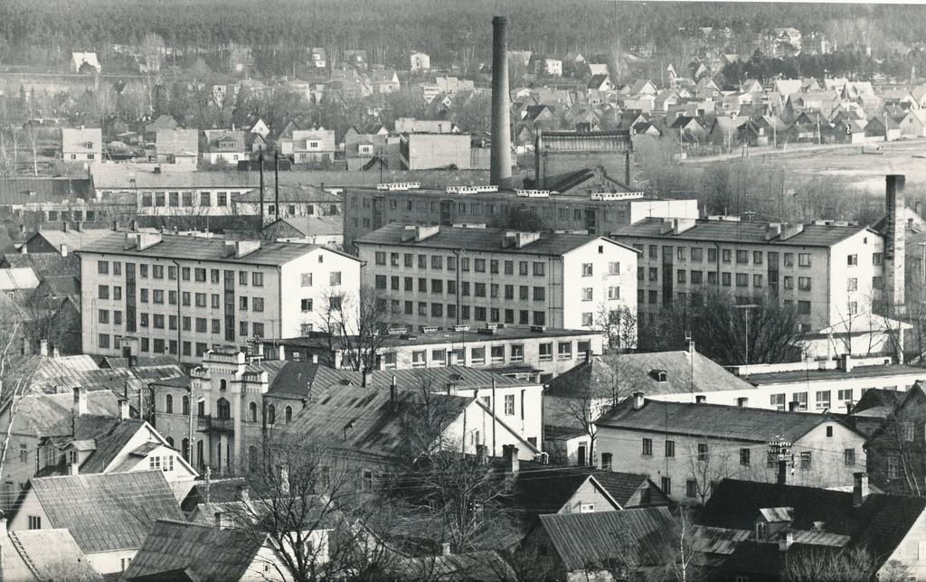 Photo. View of the city of Võru towards the south-east.