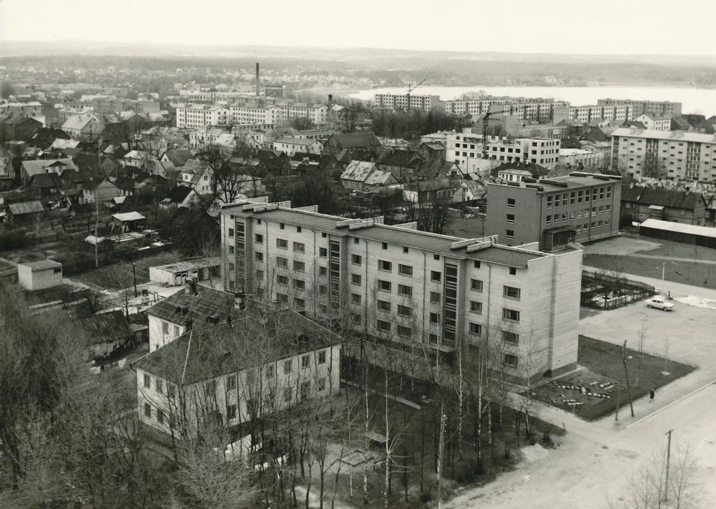 Photo. View of the city of Võru towards the south-east.