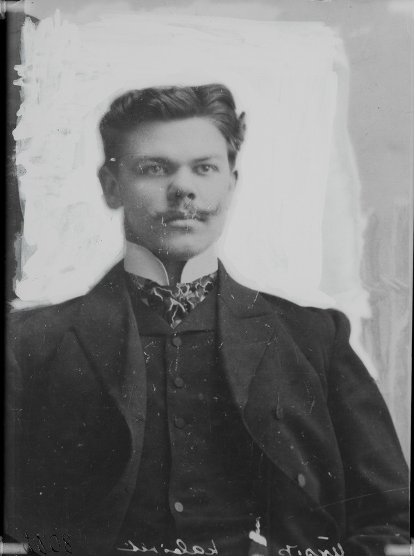 Julius Grünberg, Estonia näitleja, portree, ca 1910-1912