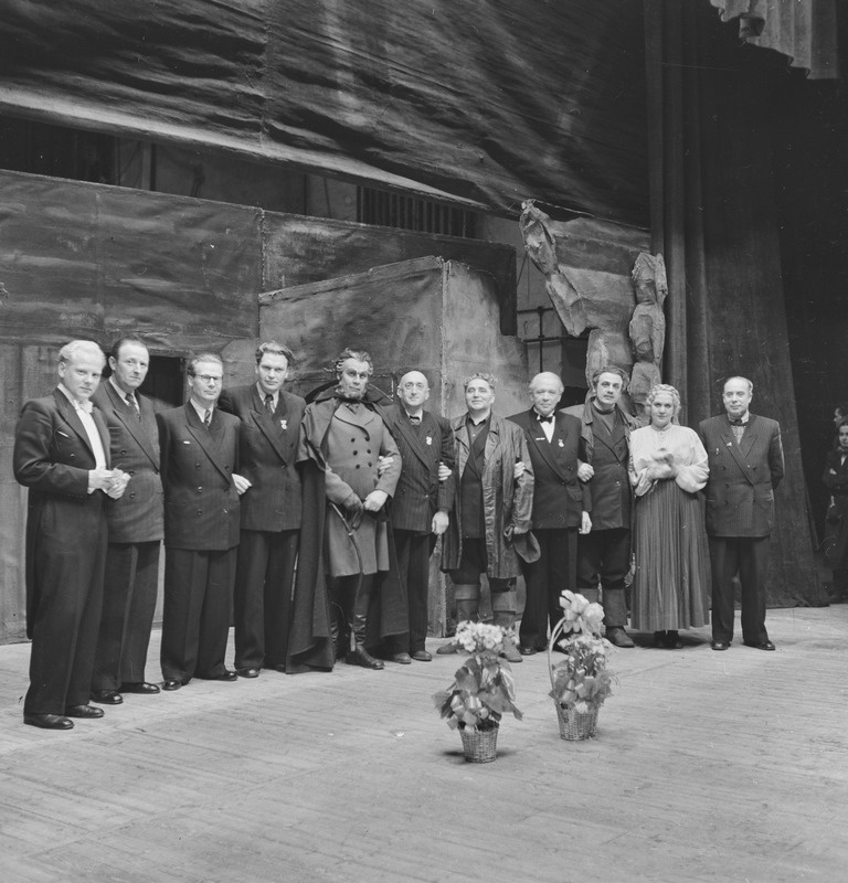 Tormide Rand, Teater Estonia, 1951, pildil: Tormide rand tegelased