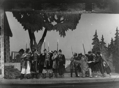 Näkineid, Estonia, 1929, pildil - Benno Hansen, Karl Ots  duplicate photo