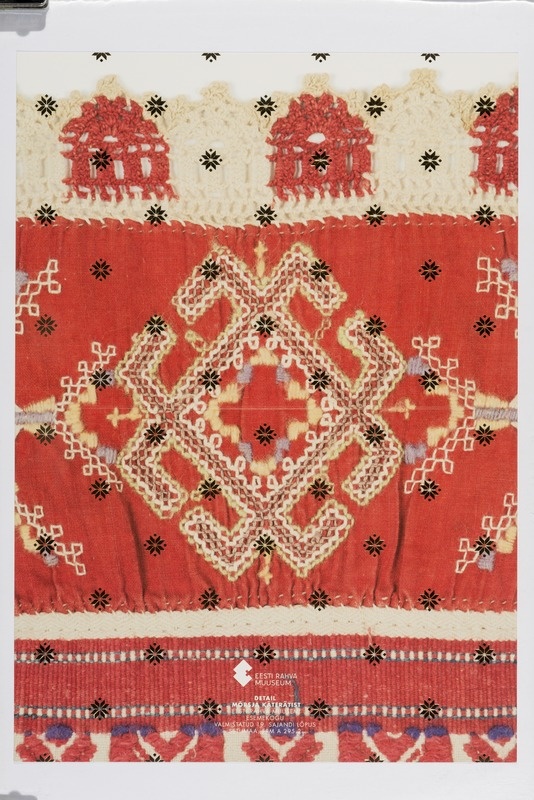 Detail mõrsja käterätist