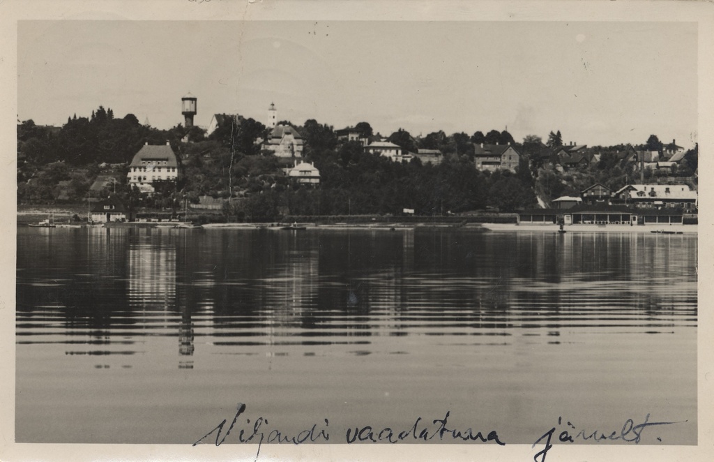 Viljandi viewed from the lake