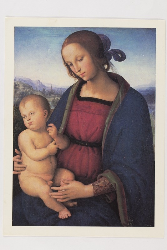 Postkaart: Madonna lapsega