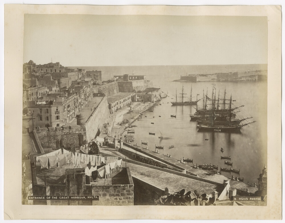 Entrance of the Great Harbour, Malta.