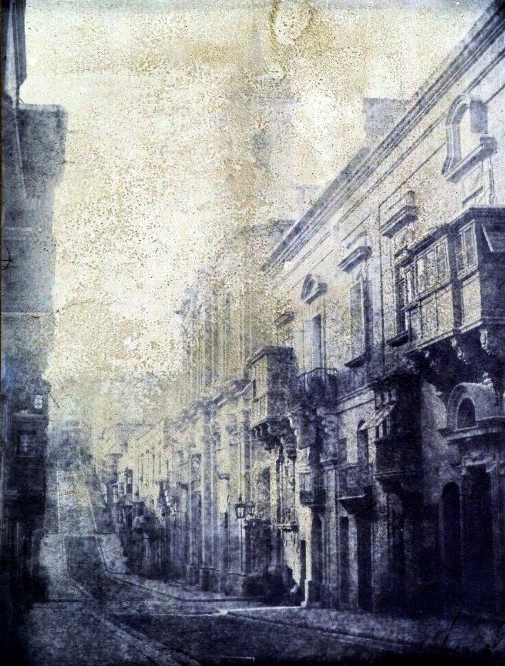 Calvert Jones, Old Bakery Street, Valetta, Malta 1846