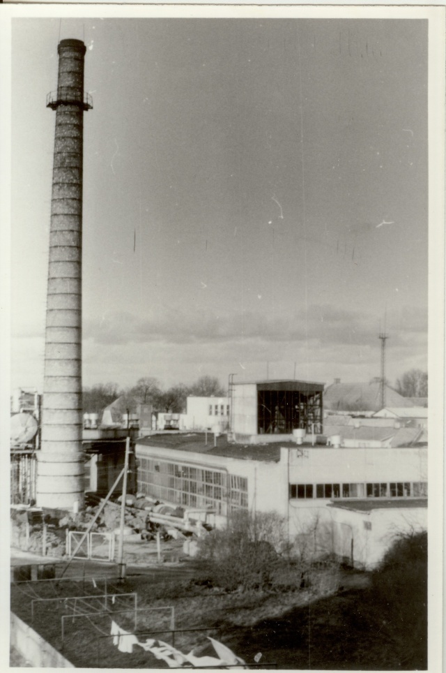 Photo and negative Paide City Centre boiler 1980s