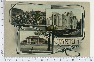 Tartu: Eesti Põllumeeste Selts, Vanemuine, Eesti Üliõpilaste Selts  duplicate photo