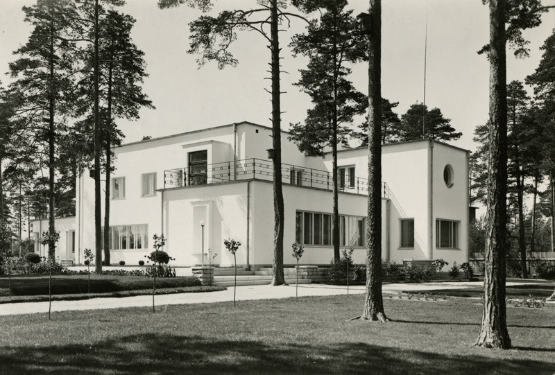 Kerson's villa Nõmmel, view of the building. Architect Edgar Kuusik
