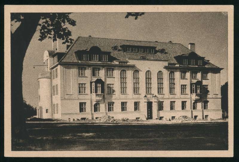 Printing Card, Facade of the building of Viljandi Department of Eesti Pank