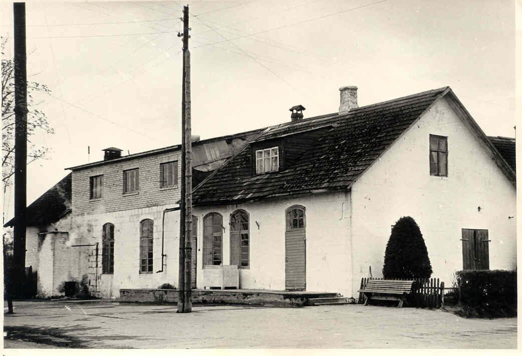 Pilistvere Butter industry main building façade in 1962.