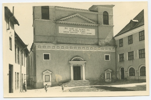 Tallinn, the Catholic Church of Peeter-Paul, the façade after the reconstruction of 1924.