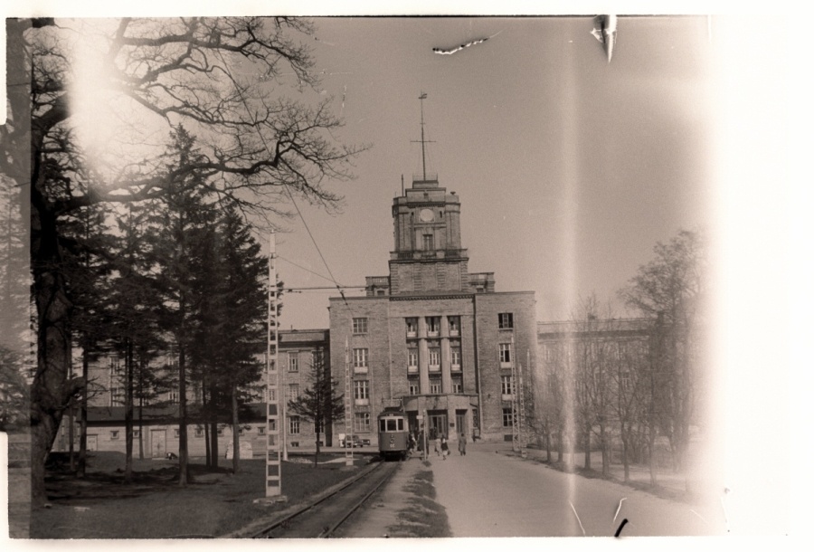 Main building of the Tallinn Polytechnic Institute in Koplis, façade.
