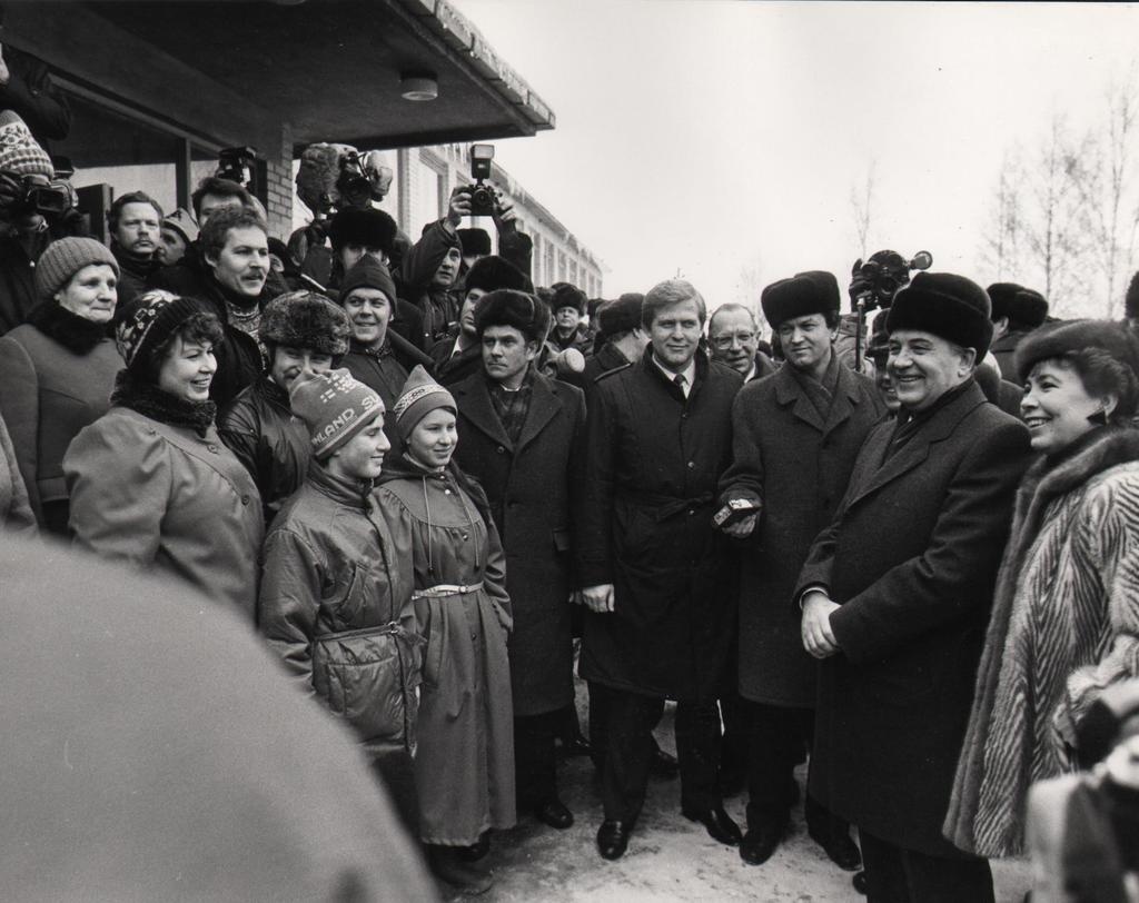 The last Head of State of the Soviet Union, Mikhail Gorbachev, visits Järvamaa