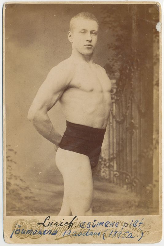 Georg Lurichi esimene pilt jõumehena