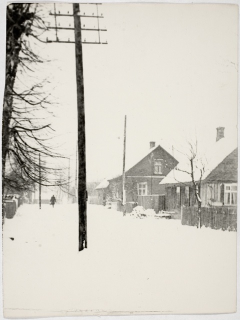 Kallaste Street in winter