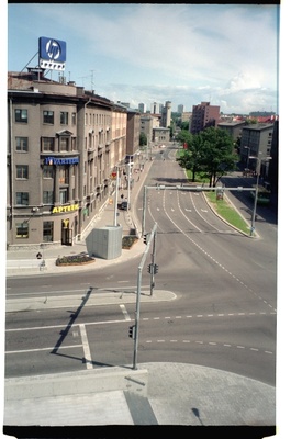 View from Viru Keskus street a. Laikmaa and Gonsiori street corner in Tallinn  similar photo