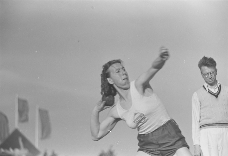 Kergejõustiku linnavõistlus Tallinn-Riia 1947 – Gunnar Vaidla - Ajapaik