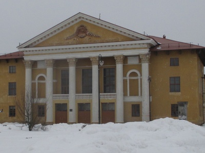 Kohtla-järve city of Sompa district Humala street 1 cultural house rephoto