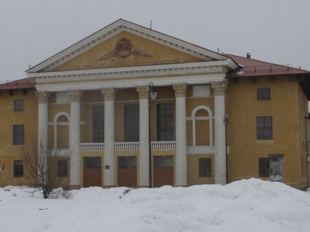 Kohtla-järve city of Sompa district Humala street 1 cultural house rephoto