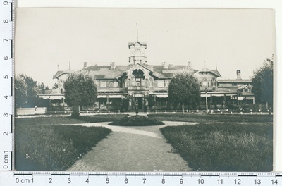 Narva - Jõesuu old Kurhaus (Course Hall) burned  similar photo