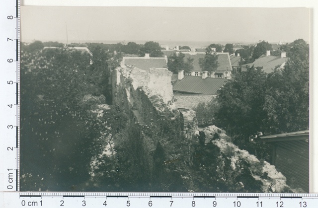 Haapsalu, view of the castle towards the city