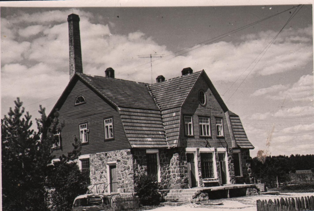 Kehtna dairy industry building in Rapla district. 1950.