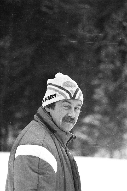 Suusakahevõistluse treener Tiit Tamm, portree