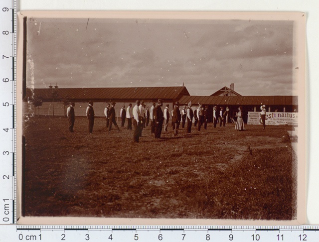 The I Open Air Contest course in Tartu on the exhibition site 1908