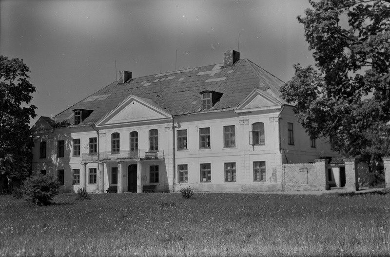 negatiiv, Seidla mõisahoone 1970-ndatel a.