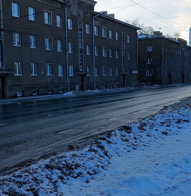 View of the Paldiski highway. rephoto