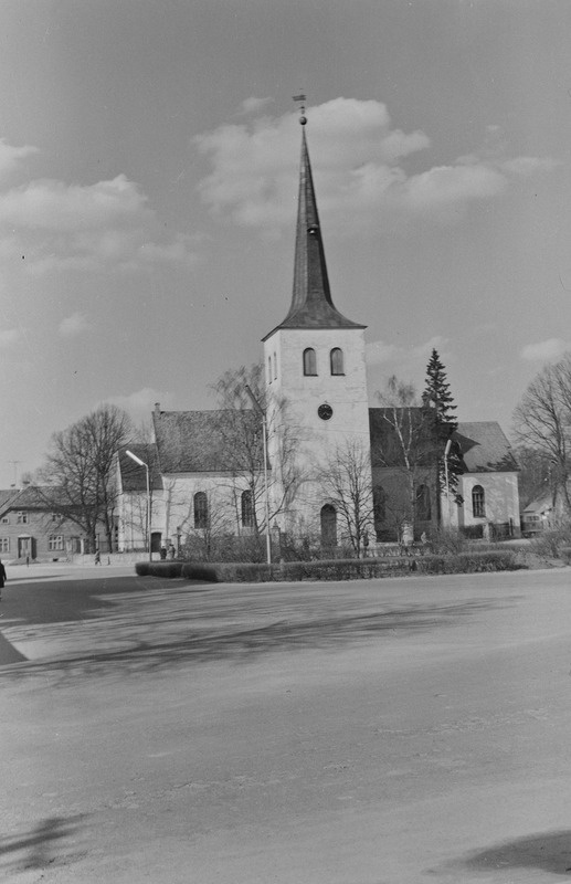 negatiiv, Paide kirik 1970-ndatel a.