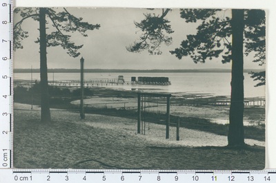 Võsu, beach with swimming houses 1913  duplicate photo