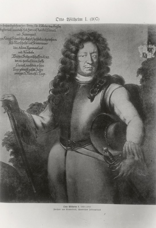 Fersen, Otto Wilh. vabahärra v. - feldmarssal - 1703(trükitöö õlimaali järgi)