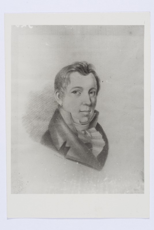 Krusenstiern, Friedr. Phil v. - presideeriv maanõunik, Järlepa mõisa (Juuru khk) omanik, 1782 - 1857 (pliiatsijoonis 1813)