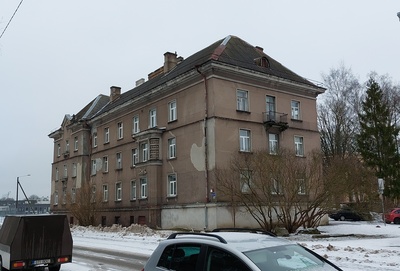 Tallinn, Kotka Street 15, construction of a new apartment. rephoto