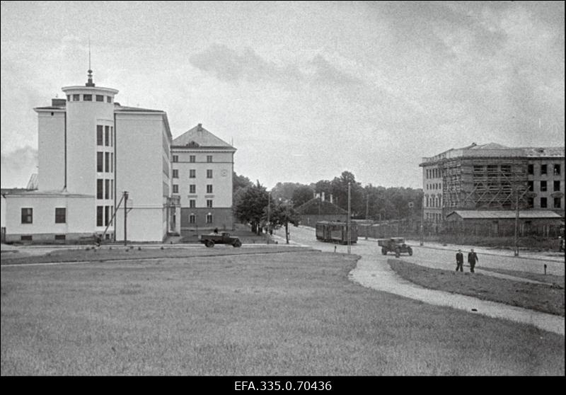 Vaade Tõnismäelt Pärnu maanteele.