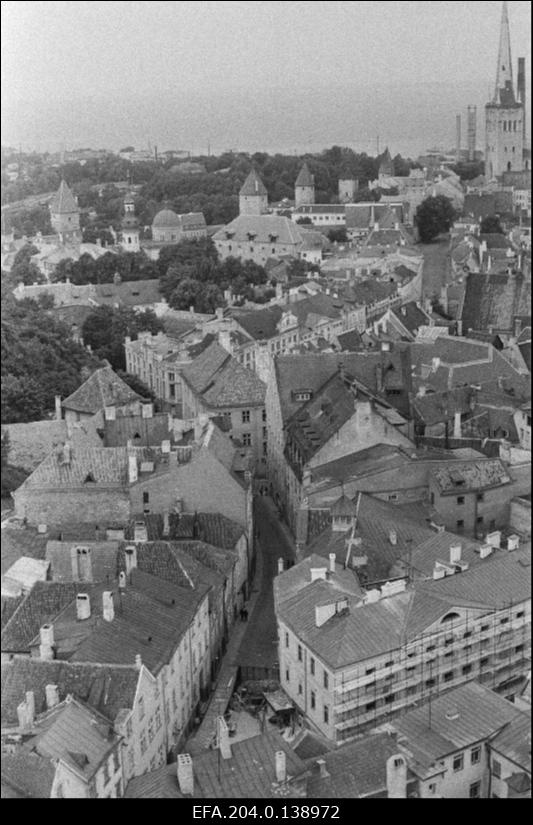 Lennuvaade Tallinna vanalinnale.