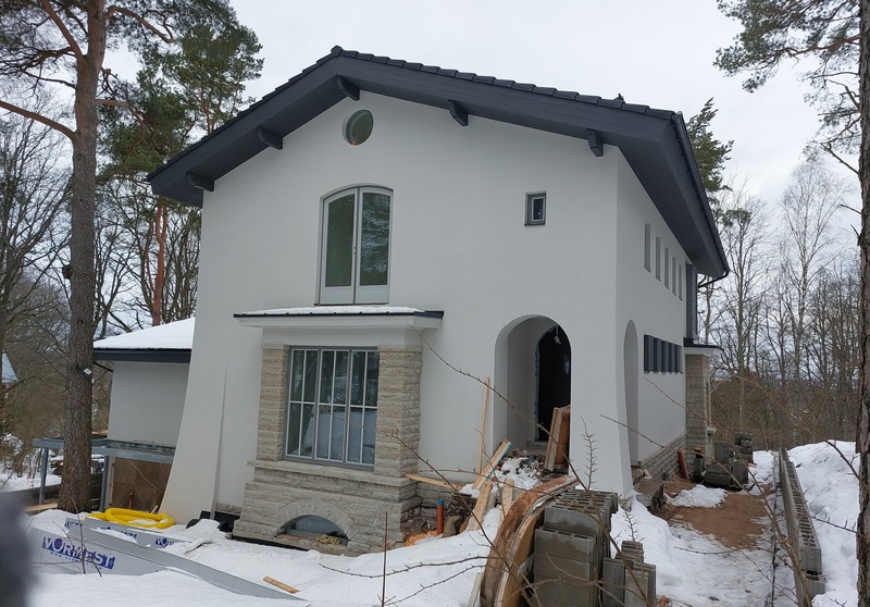 Writer Hans Leberecht residential building on Mustamäe Street. rephoto