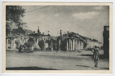 The ruins of the Tartu Kaubahove.  duplicate photo