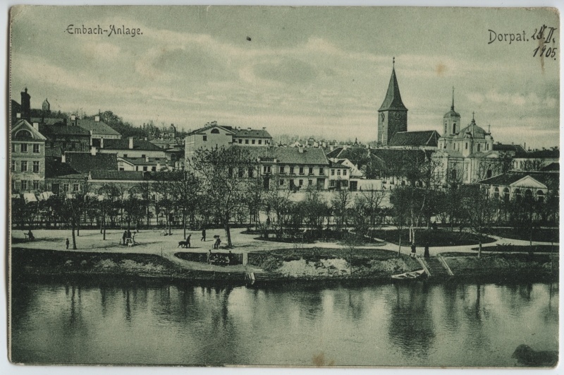 View of the city of Tartu over Emajõe