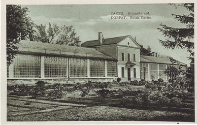 Postcard, Tartu Botanic Garden  duplicate photo