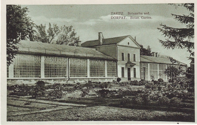 Postcard, Tartu Botanic Garden