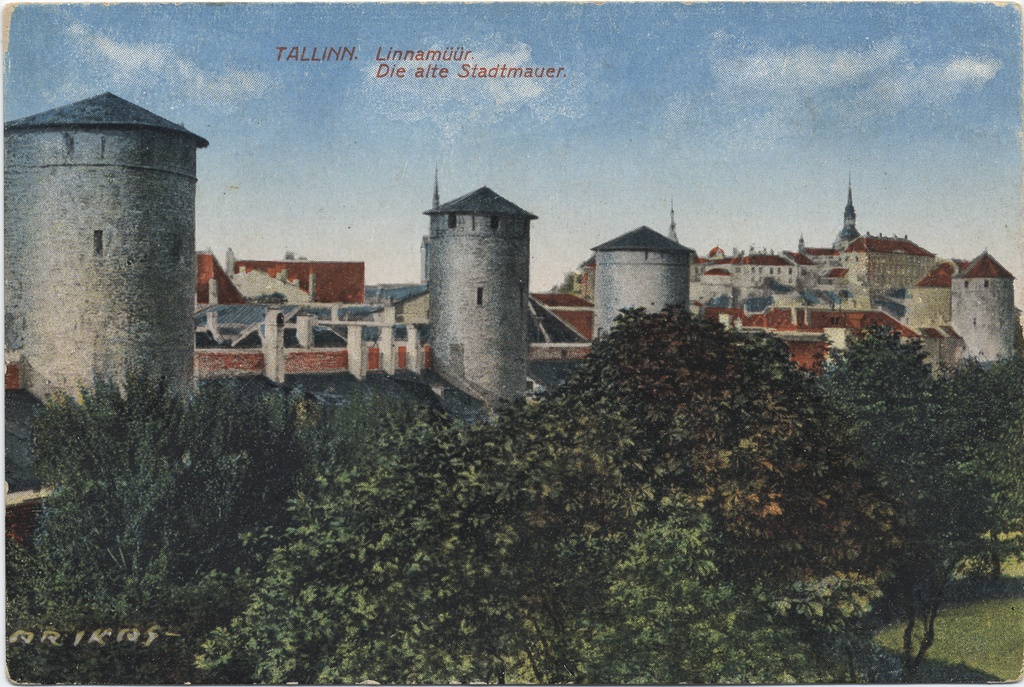 Tallinn : City Wall = Die alte Stadtmauer