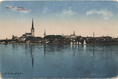 Tallinn : from sea = Total sight  duplicate photo