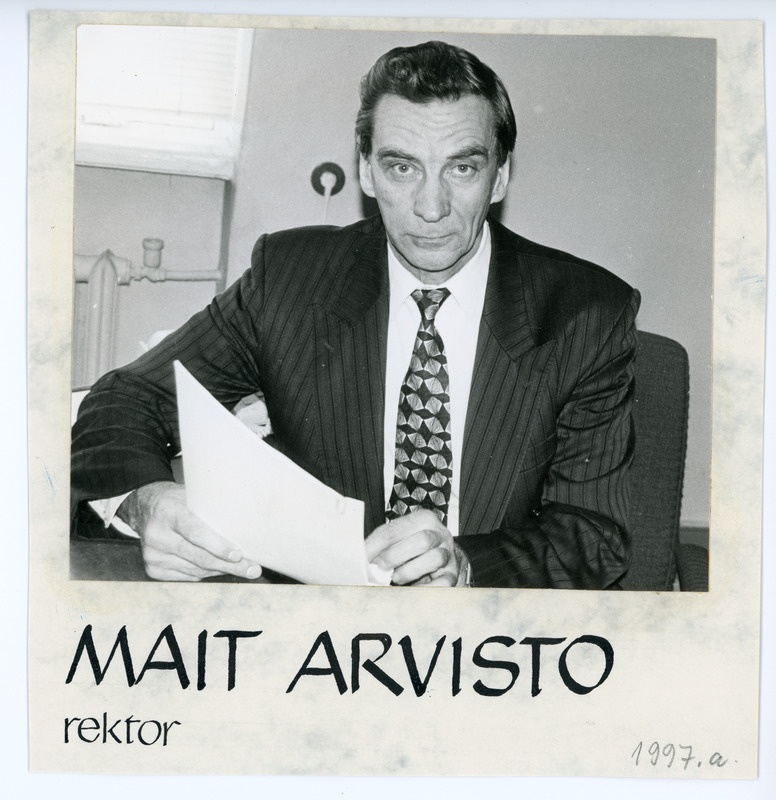 Rektor Mait Arvisto