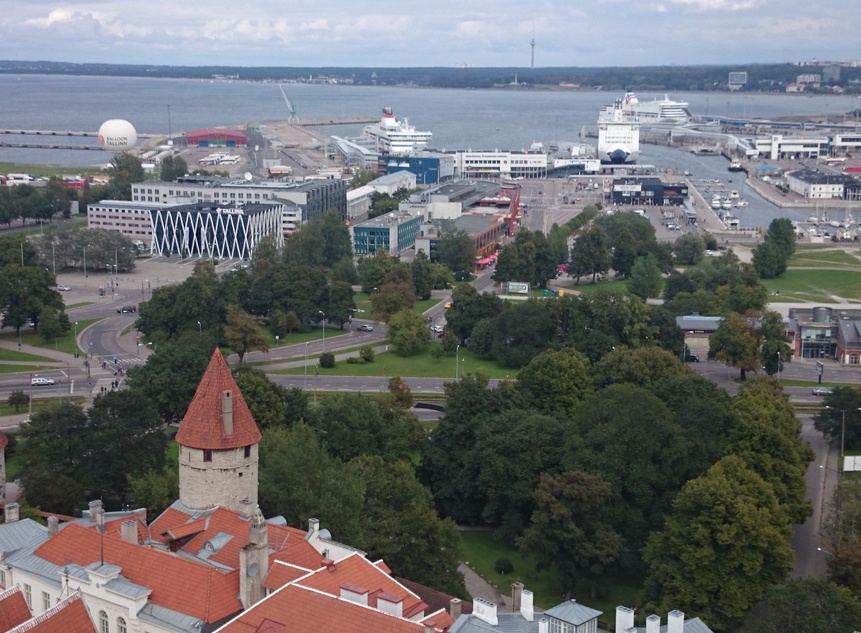 Tallinn, sadam, vaade edela poolt. rephoto