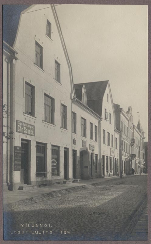 Photo, Viljandi, Lossi tn 28, Sander house, approx. 1915