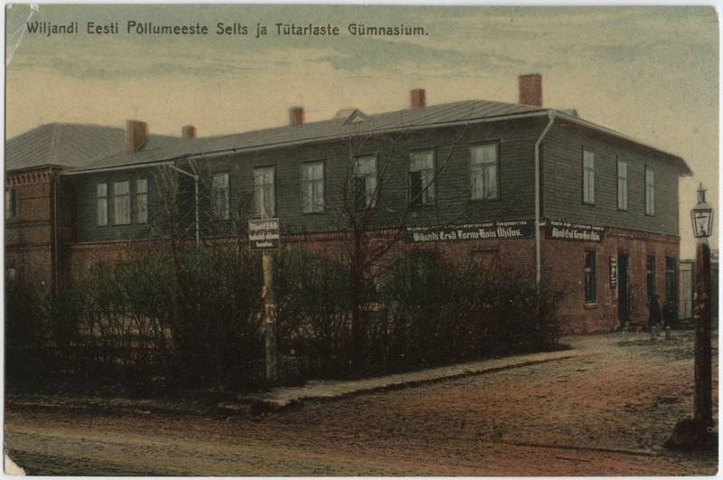 Printing card, Viljandi, VEPS house