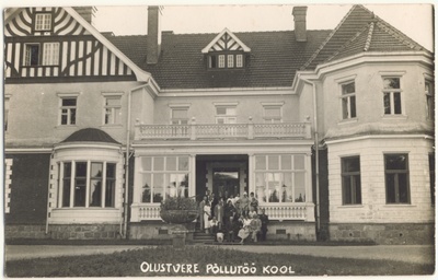 Building of Olustvere Põllutöökooli  duplicate photo